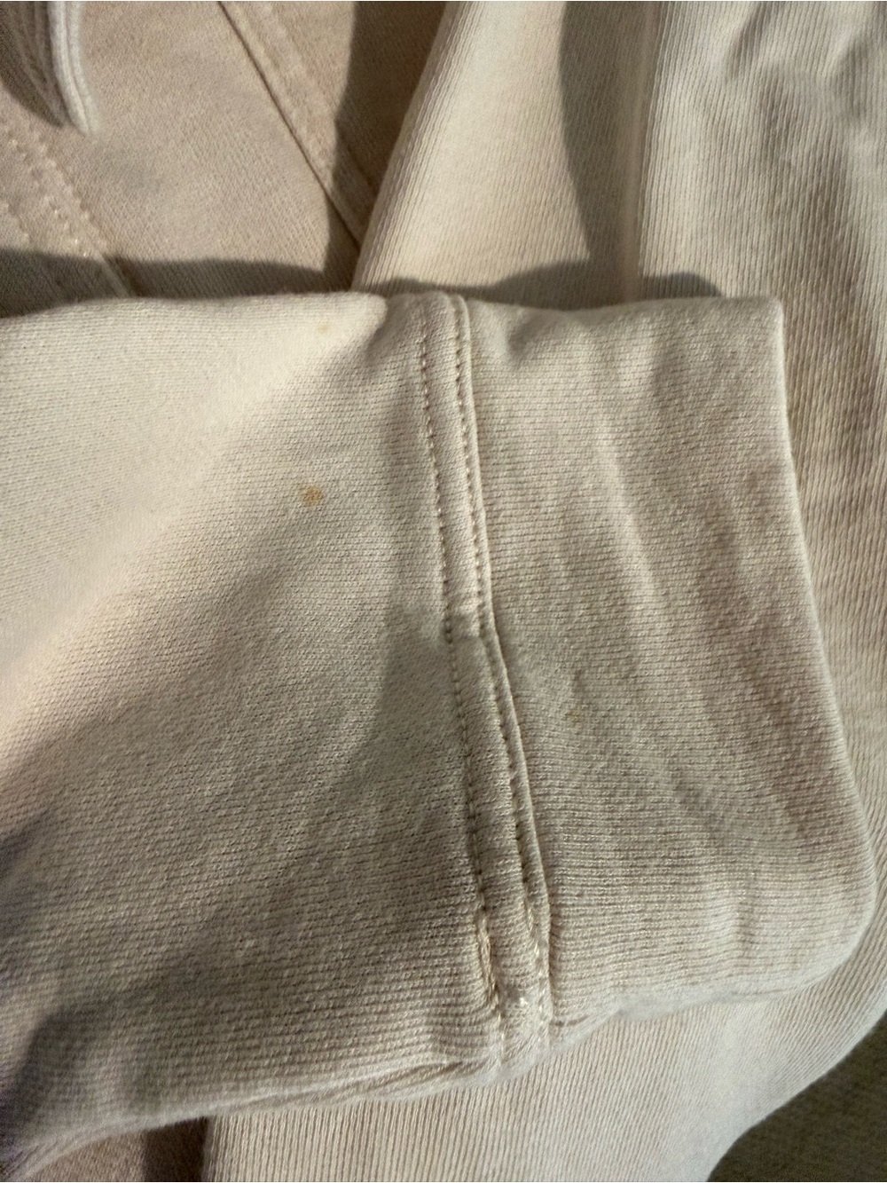 Z SUPPLY All Day Knit Jacket Shacket French Terry Sandstone Beige Small - Picture 10 of 10